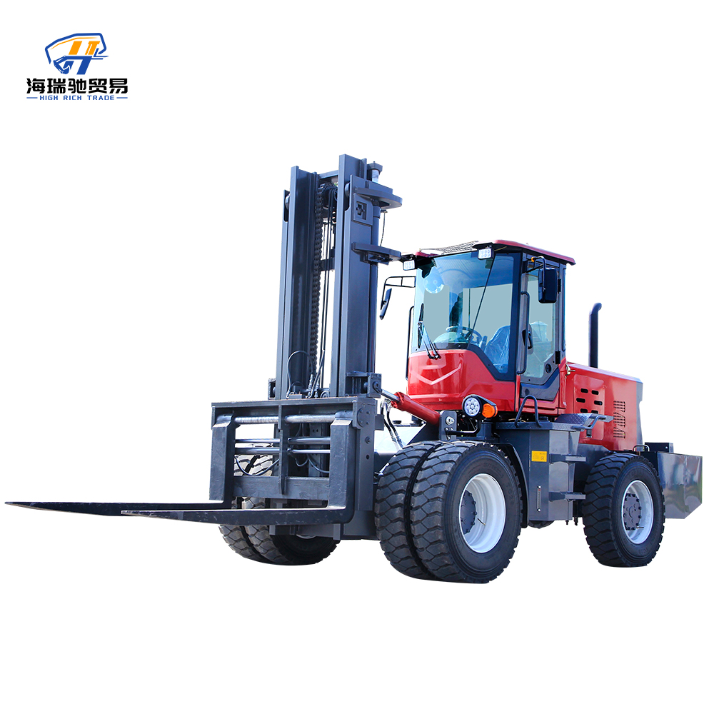 Завод — производитель 10T 4WD 4X4 внедорожный вилочный погрузчик для всех пересеченных ландшафтов