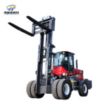 Завод — производитель 10T 4WD 4X4 внедорожный вилочный погрузчик для всех пересеченных ландшафтов