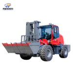 3.5T Китайский внедорожный вилочный погрузчик с двигателями высшего класса