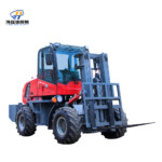 Большой внедорожный комплексный вилочный погрузчик