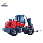 Большой внедорожный комплексный вилочный погрузчик