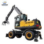 Малый и средний колесный экскаватор