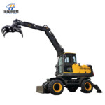 Малый и средний колесный экскаватор