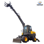 Малый и средний колесный экскаватор