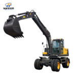 Малый и средний колесный экскаватор